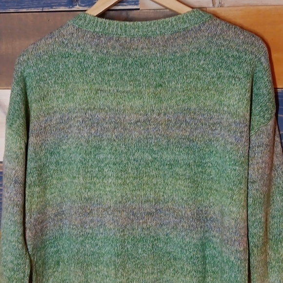BP sweater NWT XS green grey crew neck - Picture 6 of 7